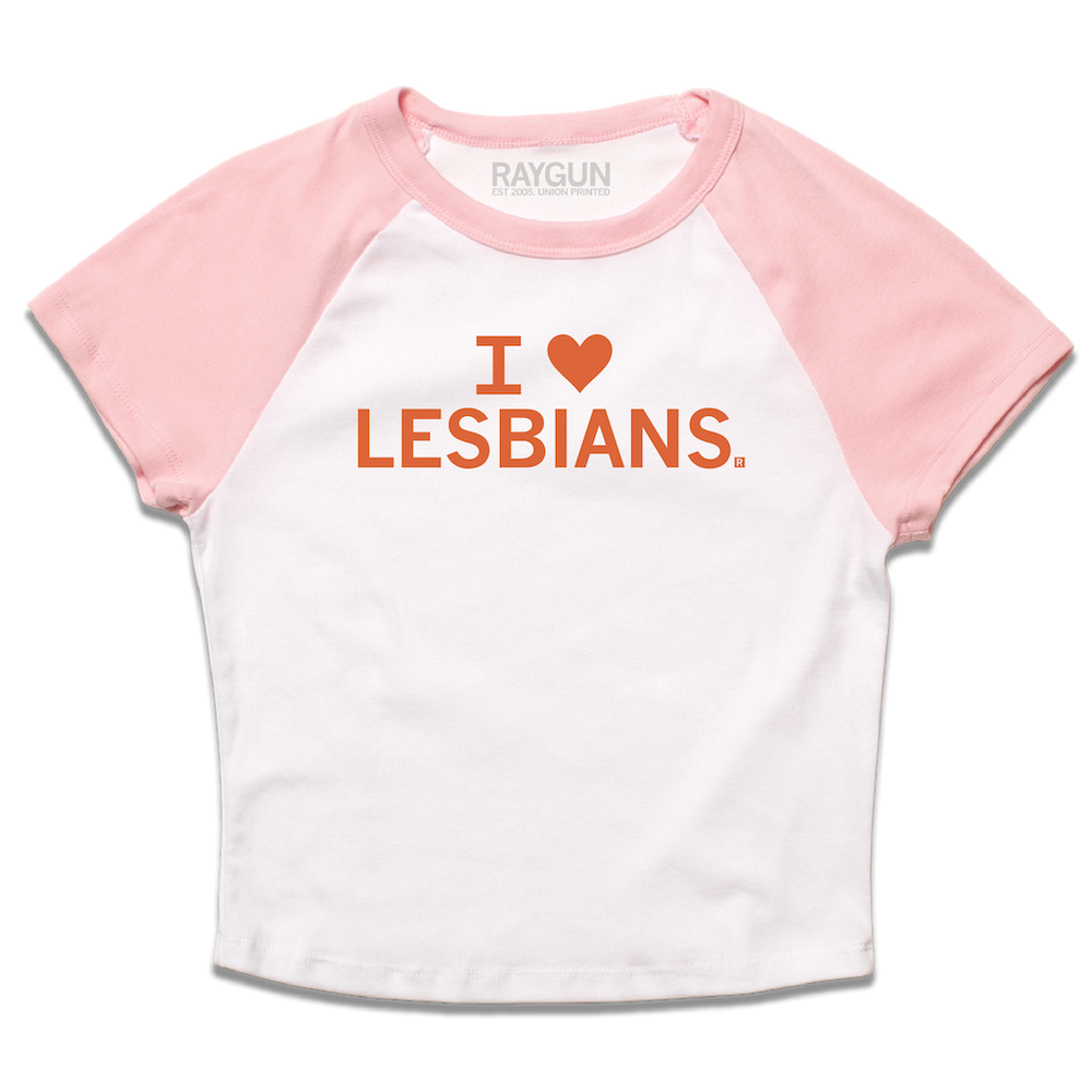 I Heart Lesbians Baby Tee