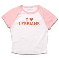 I Heart Lesbians Baby Tee