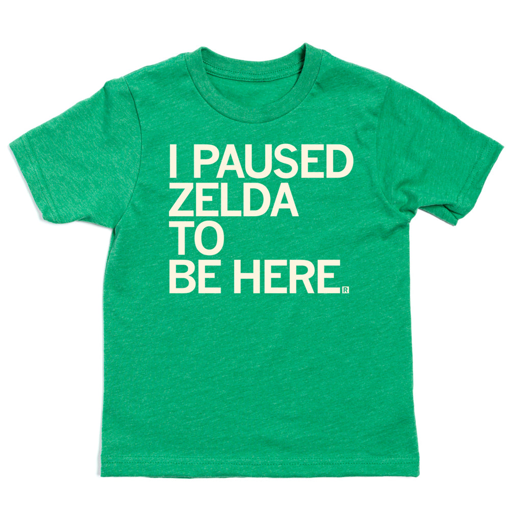 Tears of the Kingdom I Paused Zelda To Be Here Kids T-shirt
