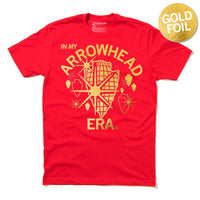 KC Chiefs In My Arrowhead Era Gold Foil Shirt