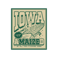 Iowa Amaized Max Collegiate Die-Cut Sticker