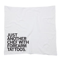 Just Another Chef With Forearm Tattoos Kitchen Towel