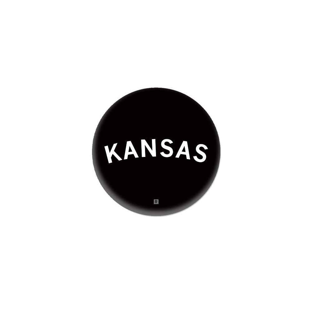 Kansas 1" Button