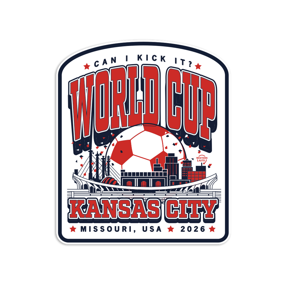 KC World Cup Skyline Max Collegiate Die-Cut Sticker