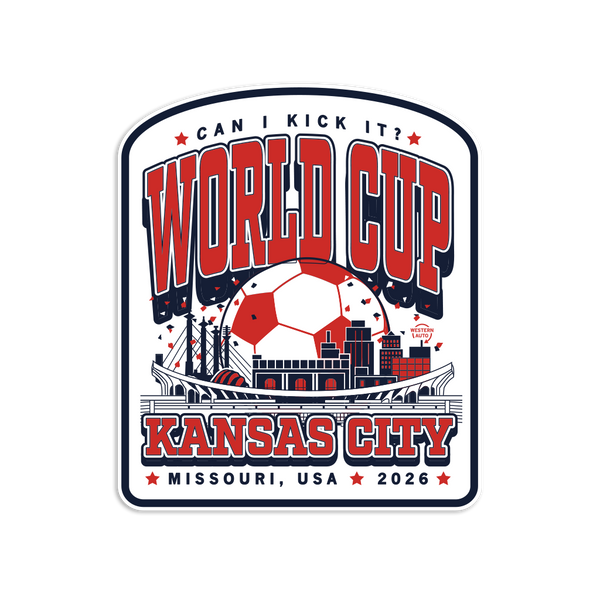 KC World Cup Skyline Max Collegiate Die-Cut Sticker
