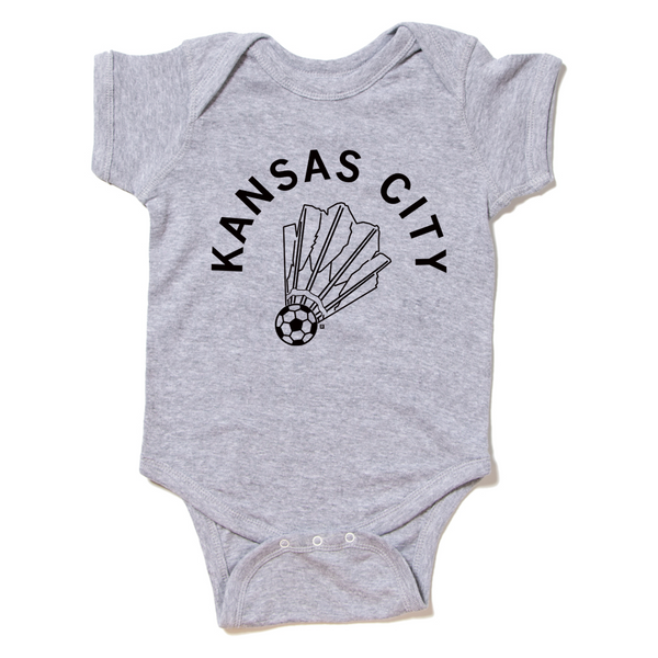 Kansas City Soccer Shuttlecock Onesie
