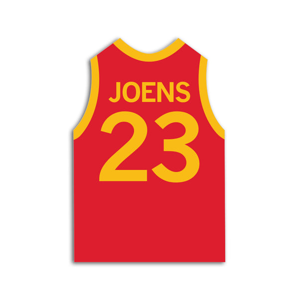Kelsey Joens 23 Jersey Die-Cut Sticker