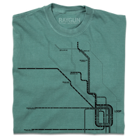 L Train Map Heavyweight Green