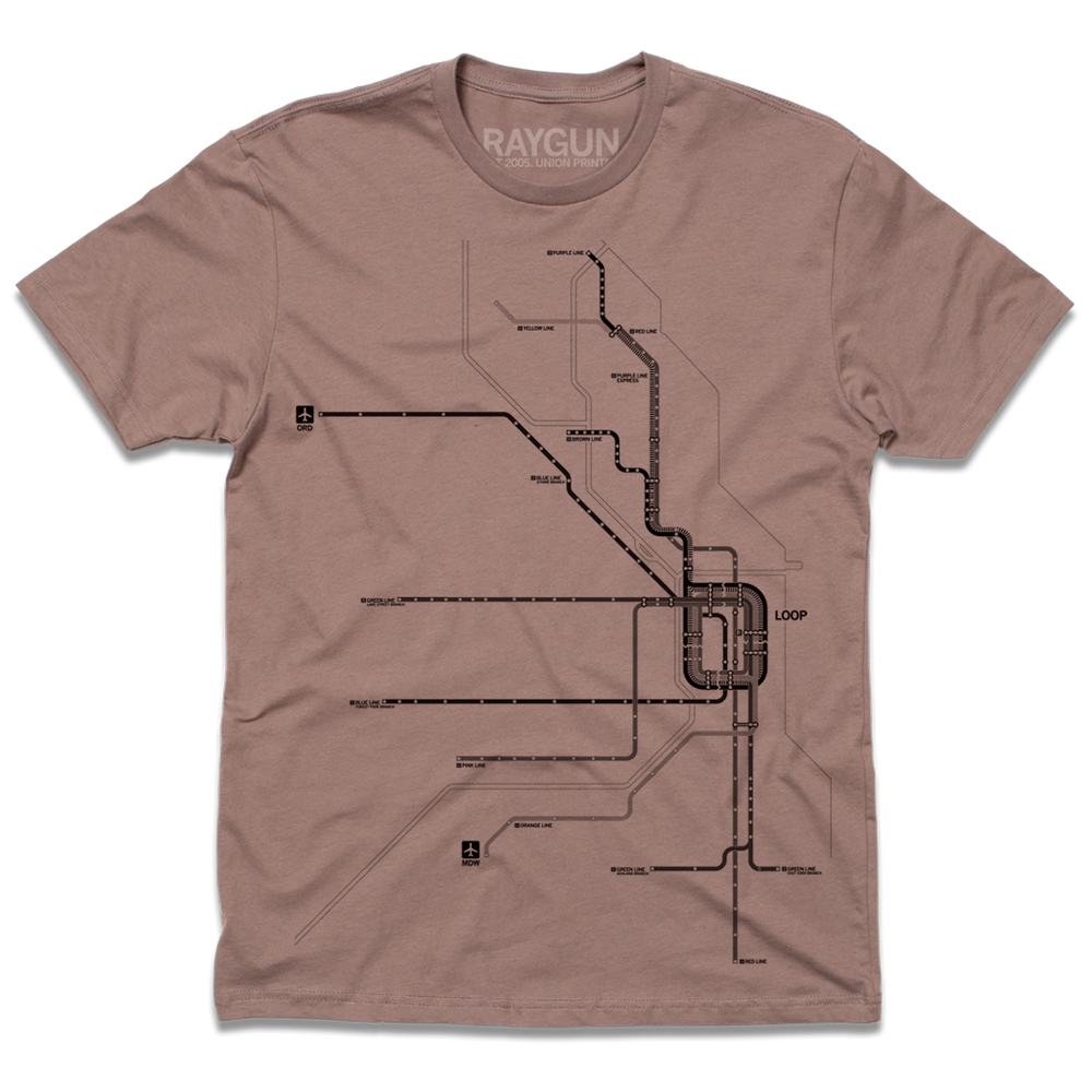 L Train Map Brown
