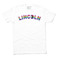 Lincoln Pride Curved Logo White