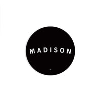 Madison Curved Logo Die-Cut Sticker