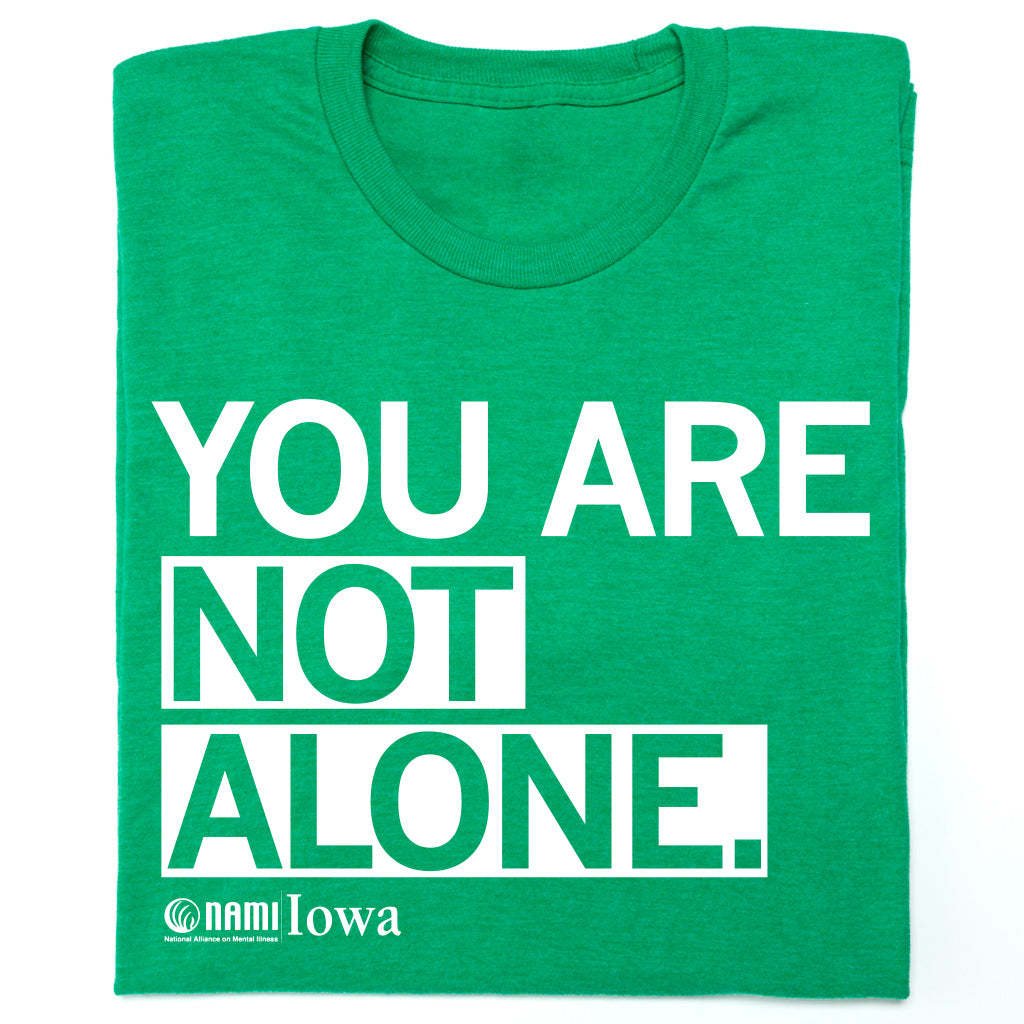 FOR A REASON 刺繍 Tシャツ YOU'RE NOT ALONE NAMI-youarenotalone-