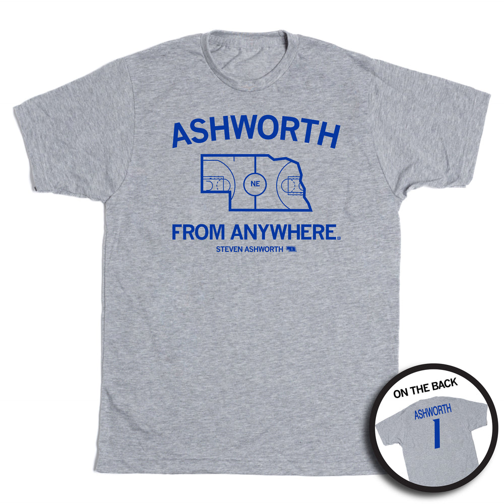Ashworth From Anywhere T Shirt RAYGUN