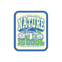 Nature Is Cool Max Collegiate Die-Cut Sticker
