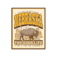 Nebraska Bison Max Collegiate Die-Cut Sticker