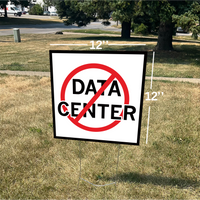 No Data Centers Yard Sign
