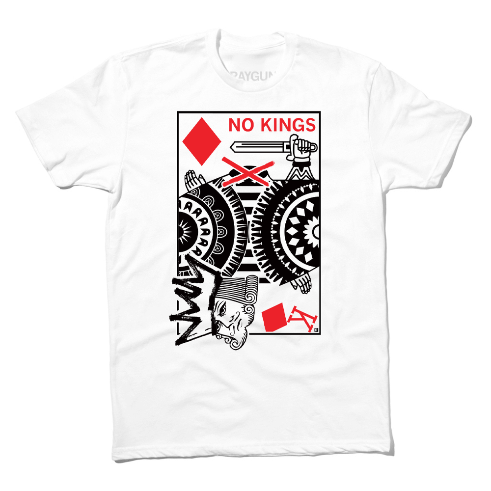 No Kings Playing Card Illustration
