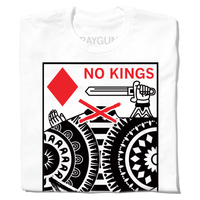 No Kings Playing Card Illustration