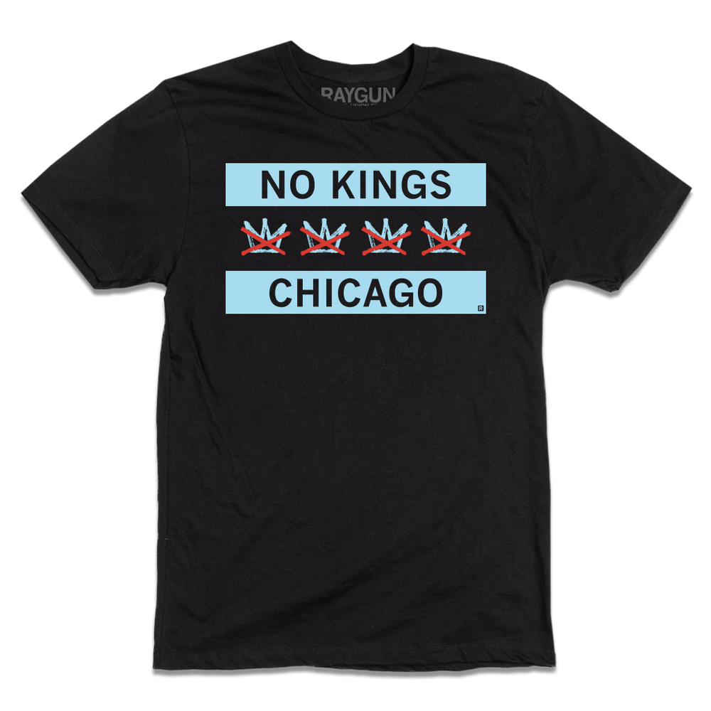 No Kings Chicago Flag