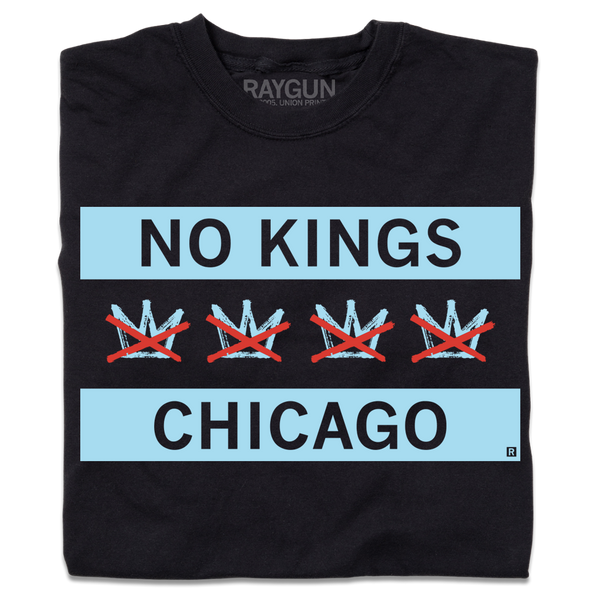 No Kings Chicago Flag