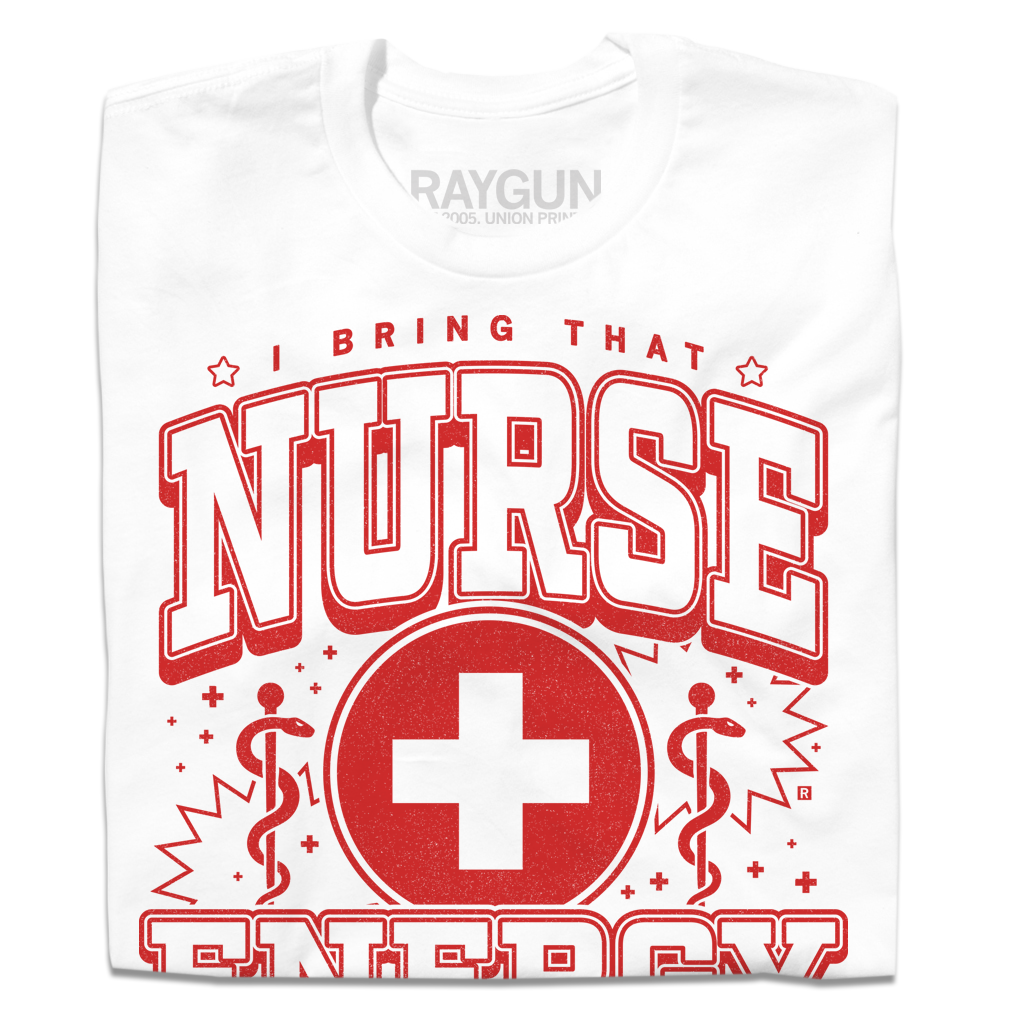 Nurse Max Collegiate T-Shirt – RAYGUN