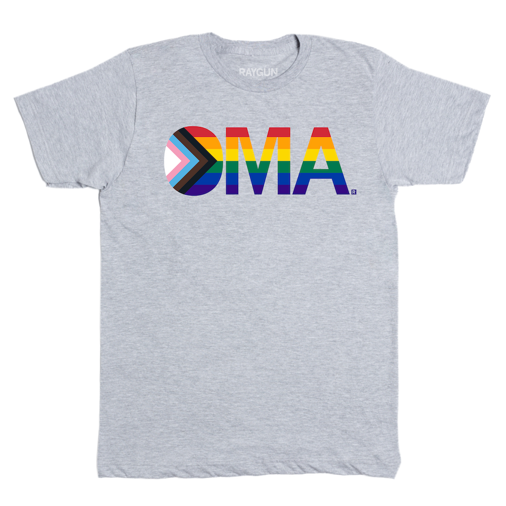 OMA Text Progress Pride Flag