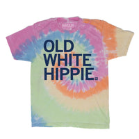 Old White Hippie Tie Dye