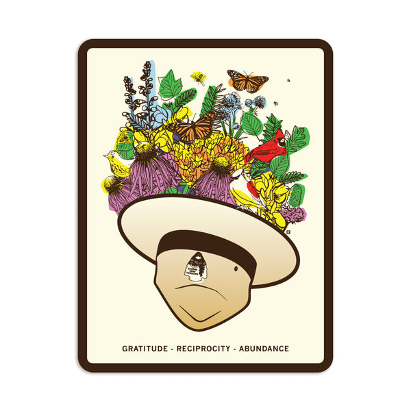 Park Ranger Hat Graphic Die-Cut Sticker – RAYGUN