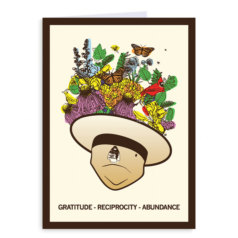 Park Ranger Hat Graphic Greeting Card