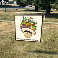 Park Ranger Hat Graphic Yard Sign