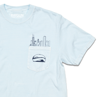 Chicago Skyline Pocket Tee