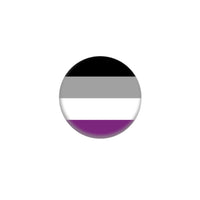 Asexual Pride Flag 1" Button