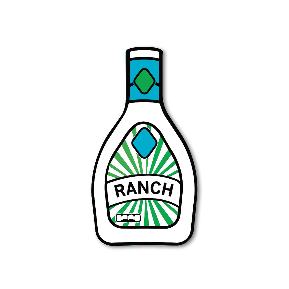 Ranch Bottle Die-Cut Sticker