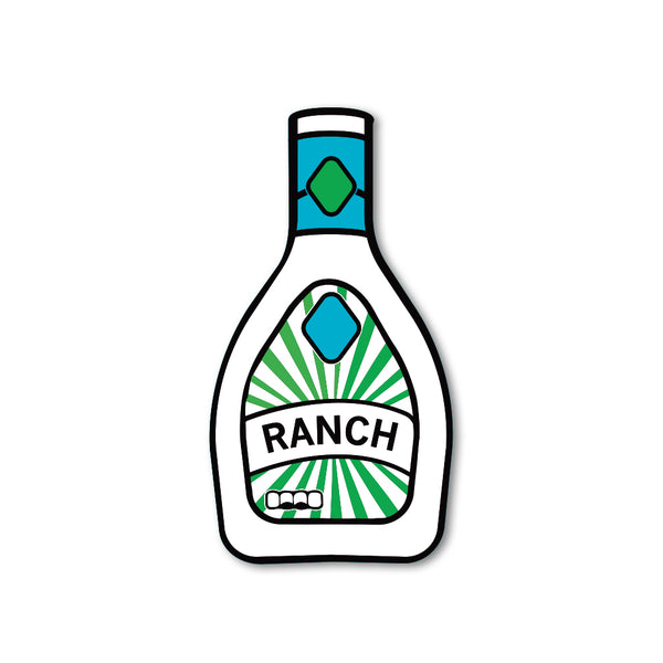 Ranch Bottle Die-Cut Sticker