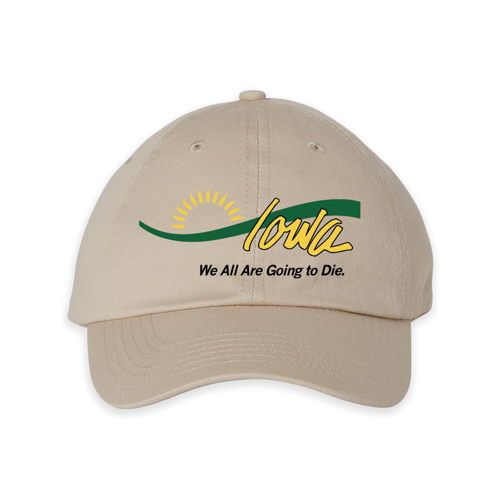 Iowa: We All Are Going to Die Dad Hat