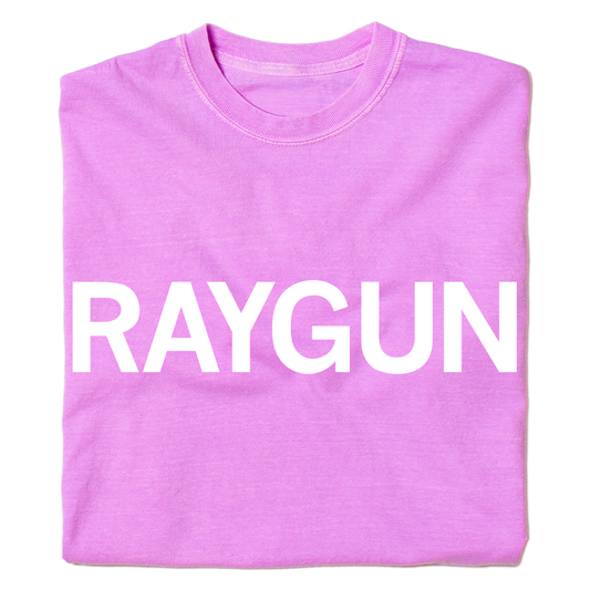 RAYGUN Text Logo Heavyweight Pink