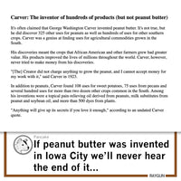 Peanut Butter: Not Created In Ames Sticker