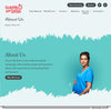 A pregnant woman wears a heather grey t-shirt on the About Us page for Count the Kicks, which summarizes the campaign to track fetal movements.