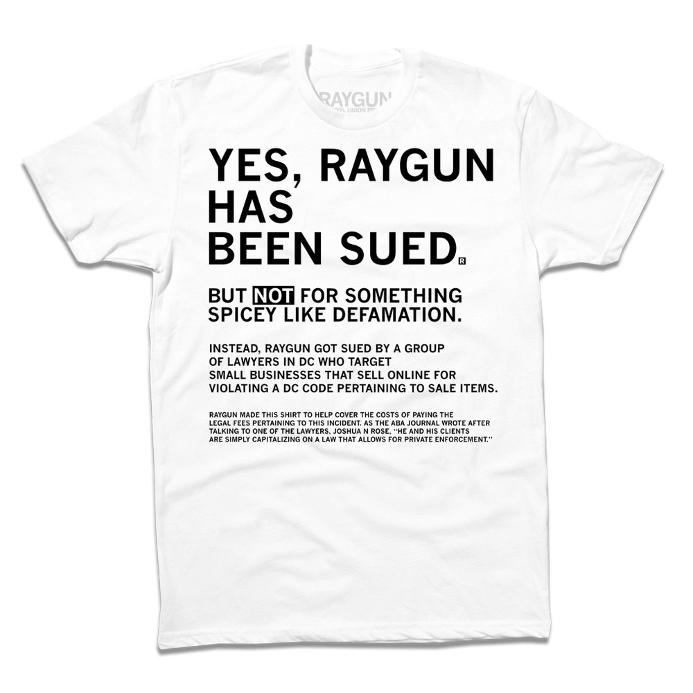 RAYGUN Has Been Sued