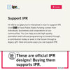 Iowa Public Radio support page featuring a message about funding and a promotional banner for official Raygun merchandise featuring a cat illustration named Gary on a union made T-shirt.