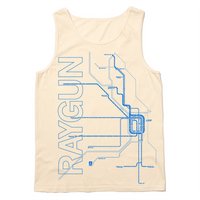 L Train Map Heavyweight Tank Top