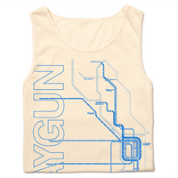 L Train Map Heavyweight Tank Top
