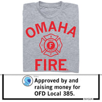Omaha Fire Department Curved Logo