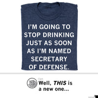 Secretary of Defense Drinking