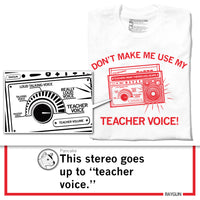 Use My Teacher Voice Graphic