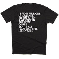 Wisconsin Supreme Court Seat Shirt