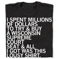 Wisconsin Supreme Court Seat Shirt