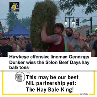 I Cheer For The Hay Bale King Graphic