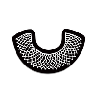 RBG Ruth Bader Ginsburg Dissent Collar Die-Cut Sticker