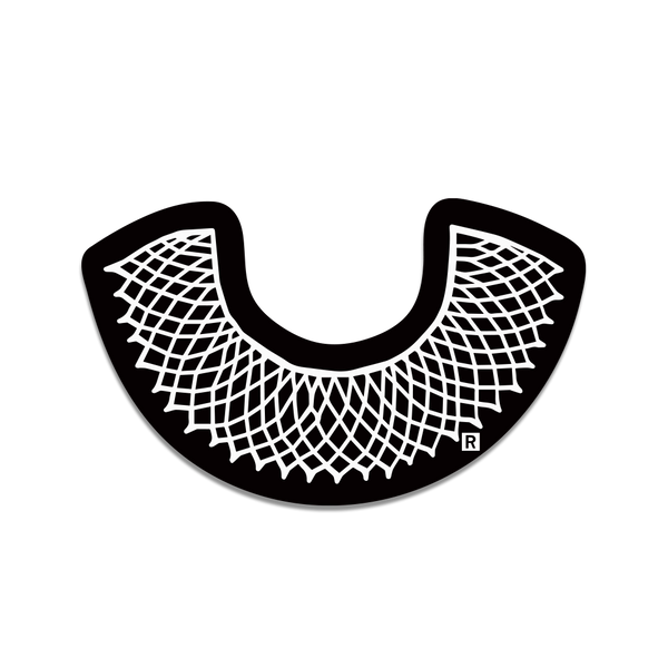 RBG Ruth Bader Ginsburg Dissent Collar Die-Cut Sticker